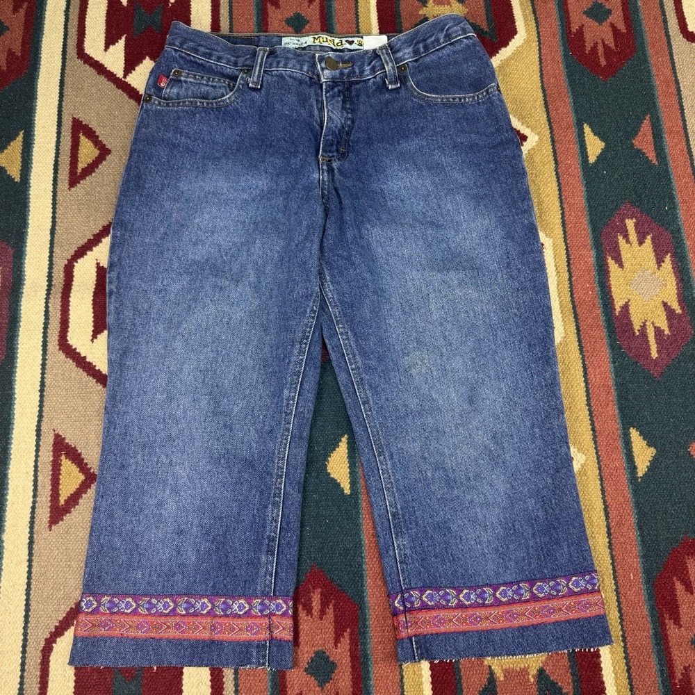 Mudd Vtg Jeans Capri Raw Hem Denim Women's Size 9